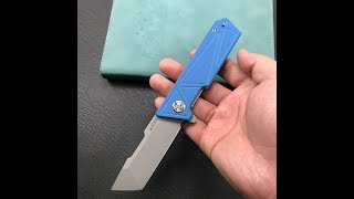 KUBEY KU104C Avenger Outdoor Edc Folding Pocket Knife Blue G10 Handle 3.07\