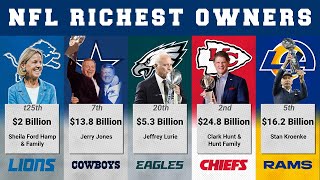 NFL Richest Owners Ranked 💲 (Who can pay more?)