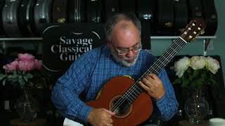 1977 Jose Oribe Suprema Calidad Cedar Cocobolo - Doug Rubio - Savage Classical Guitar Studios