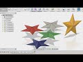 Fusion 360 beginners tutorial -  how to make a star