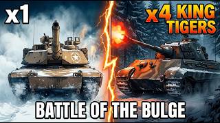What If an M1 Abrams Fought King Tiger Tanks at the Battle of the Bulge?