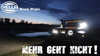 Zusatzbeleuchtung für den Jeep Wrangler JKU - HELLA BLACK MAGIC Serie hat es in sich!!