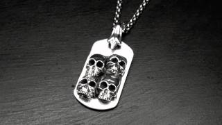 Dont Fuck Around Dog Tag .925 Solid Sterling Silver