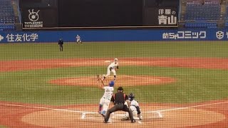 【ドラフト候補】青山学院　佐々木泰（県岐阜商）vs　中央　皆川（前橋育英）深い中飛　東都大学野球20210417