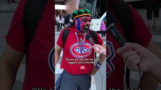 We Asked Canadians to Describe Canadiens Fans😂 | Shorts