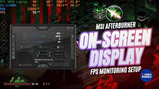 Tutorial cara menampilkan FPS pada game | On Screen Display | MSI Afterburner #tutorial #fps #gaming