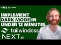 Dark Mode in ~12 Minutes with Tailwind CSS