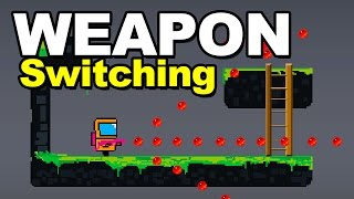 WEAPON SWITCHING: in a game maker software - CLICKTEAM FUSION 2.5