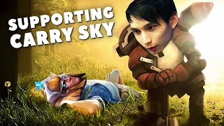 SUPPORTING MY CARRY SKYWRATH MAGE (SingSing Dota 2 Highlights #2327)