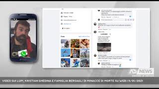 VIDEO SUI LUPI, KRISTIAN GHEDINA E FAMIGLIA BERSAGLI DI MINACCE DI MORTE SU WEB | 11/01/2021