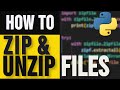 How to Zip and Unzip Files Using Python's zipfile Module