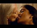 Older Woman and Indian girlfriend kisses | Lesbians Kissing Video