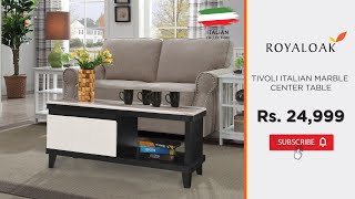 Royaloak Tivoli Italian Marble Center Table