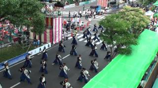 京都チーム「櫻嵐洛」　～2012高知よさこい祭り・本祭１日目(追手筋(南))