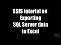 How to export data from SQL Server to Excel with SSIS ?