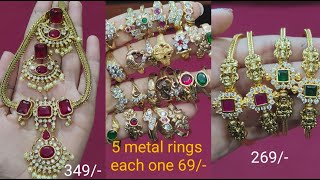 Arshu collections's New stock 5 metal Rings.. order to ph no:8096496236