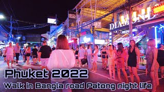 Phuket 4k : Night life at Bangla road , Patong , Phuket Thailand 🇹🇭