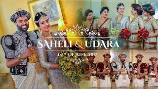 Saheli \u0026 Udara Full Wedding Day Video - 4K