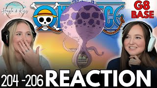 Escaping G8! 👋 | ONE PIECE | Reaction 204-206