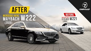 W221 To W222 | Amras Ameen’s 2008 Benz S Class Facelifted To 2020 Maybach | Onroad Bodyshop