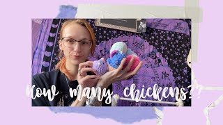 How many chickens can I crochet for the Ren Faire?