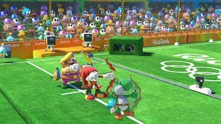 Archery- Wario vs Knuckles vs Waluigi vs Yoshi -Mario and Sonic at The Rio 2016 Olympic Game