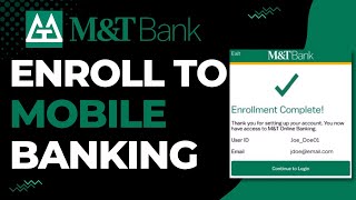 How to Enroll to M&T Bank Mobile Banking | 2023