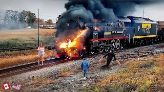 130 SHOCKING Train Crash Compilation Caught On Camera | Idiots In Cars | Best Of 2025