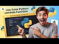 Top 1 Use Cases of Python Lambda Function | Real-Life Examples Explained