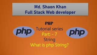 Php String Functions In Bangla 2022|#Part-7|BdFavour|Php Full Course For Beginners