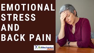 Emotional Stress and Back Pain