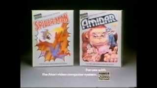 Spider-Man & Amidar Atari 2600 1982 Commercial