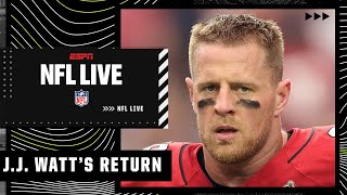 J.J. Watt returning means more to Cardinals than if DeAndre Hopkins returned - Ryan Clark | NFL Live