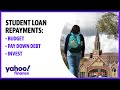 Student loan repayments: How to pay down debt, budget, save, and invest