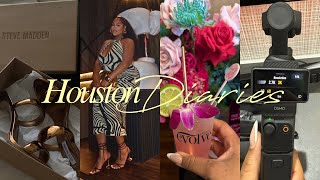 HOUSTON DIARIES: My Signature Hair, Glowing Skin Overnight, Influencer Brunch, Osmo Pocket Unboxing