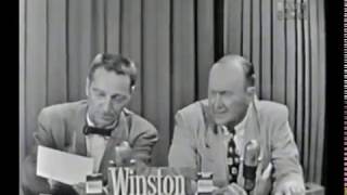 Ty Cobb on the TV show "I've got a Secret." Sep. 28, 1955