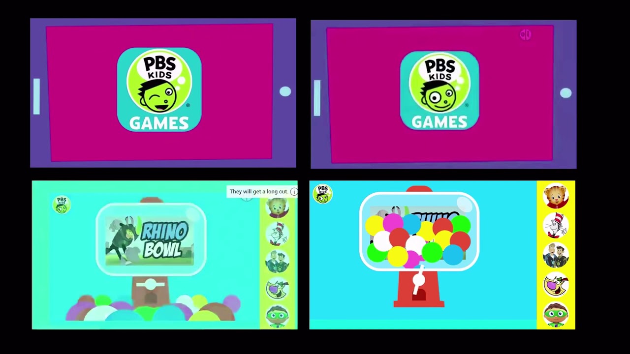 All PBS Kids Game App Promos At Once! - YouTube