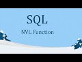 SQL: NVL Function