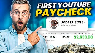 My First YouTube Paycheck With 10,000 Subscribers | How Much Do Small YouTubers Make Off YouTube