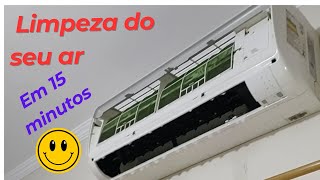 COMO LIMPAR MEU AR CONDICIONADO. (SIMPLES)