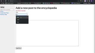 CS50x 2020 Web Programming Python & JS Project 1 Wiki