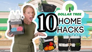 10 Organizing Home Hacks - *NEW* Dollar Tree Organization!