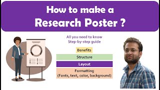 How to make a great research poster? Academic poster design for conference (PhD). Layout/formatting