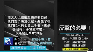 2023年5月21日新眼光讀經：反擊的必要！