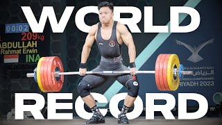 When Rahmat Wiped Karlos Out Of The Record Books | 209kg World Record