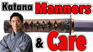 Beginner Must See! Manner: How to disassemble and care Japanese swords