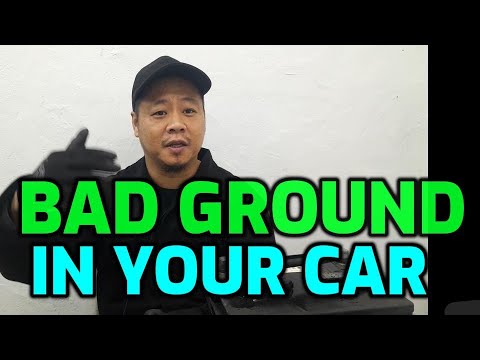 What does a bad ground sound like?