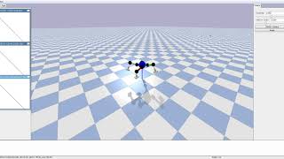 Pybullet stable PD control(Fixed-base) - quadrupedal walking