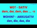 setzen sitzen stellen stehen legen liegen akkusativ dativ pronomen präpositionen auf an