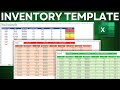 How to Make a Excel Stock Control SpreadSheet | Inventory Template | Step by Step